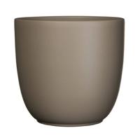 Tusca pot rond taupe mat h16xd17 cm Mica Decorations - Mica decorations - thumbnail