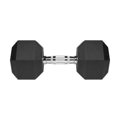 REBEL ACTIVE Rubbergecoate gietijzeren halter 20 kg