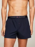 Tommy Hilfiger Wijde Heren Boxershorts - Classic - 100% katoenen donkerblauwe losse boxershorts - thumbnail