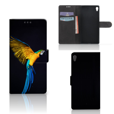 Sony Xperia XA Ultra Telefoonhoesje met Pasjes Papegaai Sony Xperia XA Ultra Telefoonhoesje met Pasjes Papegaai
