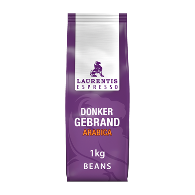 Laurentis Espresso Donker Gebrand - Koffiebonen 1KG