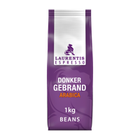 Laurentis Espresso Donker Gebrand - Koffiebonen 1KG - thumbnail