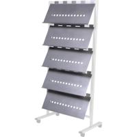 Rocada 8320 R832094 Legplankenset Zilver 5 stuk(s) (b x h x d) 770 x 80 x 350 mm - thumbnail