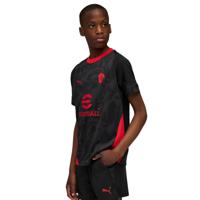 PUMA AC Milan Trainingsshirt 2025-2026 Kids Zwart Rood - thumbnail