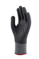 Showa Allround handschoen - 381 - microporeuze nitril gecoat - grijs - maat L - thumbnail