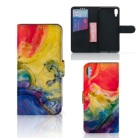 Hoesje Sony Xperia L3 Watercolor Dark - thumbnail