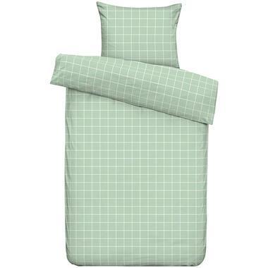 Dekbedovertrek Simon - groen - 140x220 cm - Leen Bakker