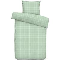 Dekbedovertrek Simon - groen - 140x220 cm - Leen Bakker - thumbnail