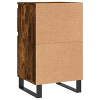 Dressoir 40x35x70 cm bewerkt hout gerookt eikenkleurig - thumbnail