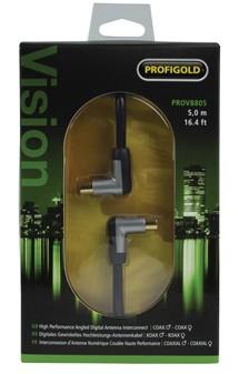 120 dB Coaxkabel Haaks Coax Male (IEC) - Coax Female (IEC) 5.00 m Zwart 120 dB Coaxkabel Haaks Coax Male (IEC) - Coax Female (IEC) 5.00 m Zwart