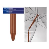 Parasol Franjes Ø 180 cm Oxford stoffen - thumbnail