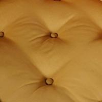 Poef modulair 70x70x36 stof geel - thumbnail