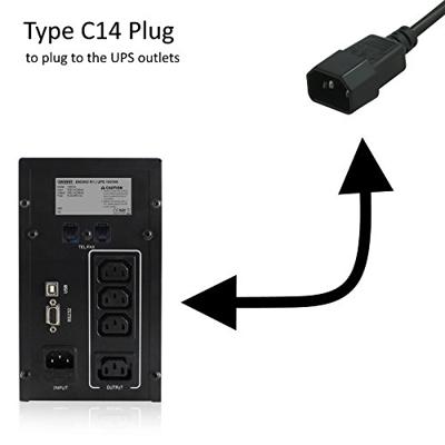 Stopcontactenstrip 6 Tomas met Interruptor Ewent EW3925 Schuko Zwart