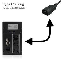 Stopcontactenstrip 6 Tomas met Interruptor Ewent EW3925 Schuko Zwart - thumbnail