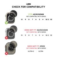 Urban Armor Gear Pathfinder Horlogeband 40 mm, 41 mm, 42 mm Uni Beige, Hemelsblauw Watch Series 4, Watch Series 5, Watch Series 6, Watch Series 7, Watch Series - thumbnail