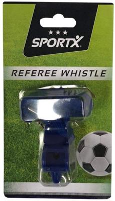 SportX scheidsrechterfluitje kunststof