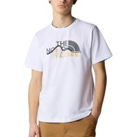 The North Face Mountain Line S/S T-shirt Heren TNF White L - thumbnail