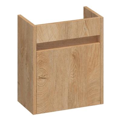 Brauer Adore Fonteinkast - 40 cm - 1 Deur - Greeploos - Linksdraaiend - Forest Tan
