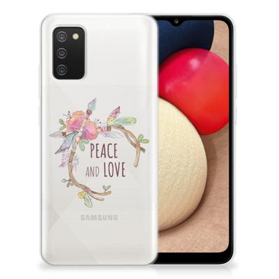 Samsung Galaxy A02s Telefoonhoesje met Naam Boho Text