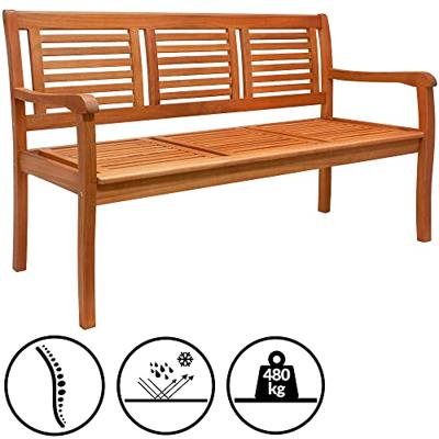 Tuinbank Eucalyptushout FSC-gecertificeerd 153x90x60cm