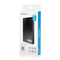 Behuizing voor Harde Schijf Aisens ASE-2541B Zwart 2,5" - thumbnail