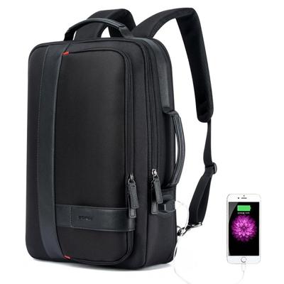 Bopai 751-006561 grote capaciteit Business Casual ademend laptop rugzak met externe USB-interface grootte: 29 x 16 x 44cm (zwart)