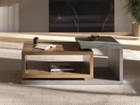 Salontafel BOTSWANA rechthoekig 120 cm matera/eik appenzeller - thumbnail
