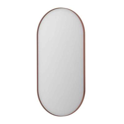Spiegel Ink SP20 Ovaal In Stalen Kader 60 x 4 x 120 cm Geborsteld Koper Ink