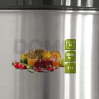 Thermos DOMO Staal Roestvrij staal 27 L - thumbnail