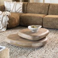 By-Boo Organische Salontafel 'Kabo' Mangohout, kleur Naturel - thumbnail