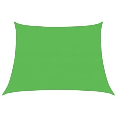 VidaXL Zonnezeil 160 g/m² 4/5x3 m hdpe lichtgroen
