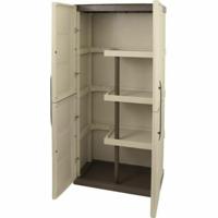 Kast TOOD Beige Grijs Hars 60 Kg 20 kg 70 x 39 x 165 cm - thumbnail