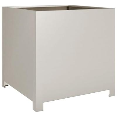 VidaXL Plantenbak 50x50x50 cm weervast staal