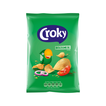 Croky chips bolognese, zakje van 100 g