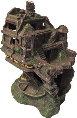 Polyresin ornament achterdeel schip 20x15x23 cm Gebr de Boon - Gebr de boon