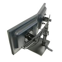Ergotron 33-322-200 Monitorvoet Aantal monteerbare displays: 2 Display(s) 48,3 cm (19) - 61 cm (24) Zwart, Antraciet Staand, Kantelbaar, Draaibaar - thumbnail