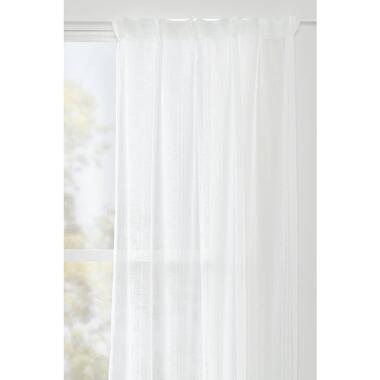 Gordijn Nora - wit - 140x280 cm (1 stuk)