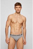 Hugo Boss 3-pack Brief / Slip Cotton Stretch Wit, Zwart, Grijs - thumbnail