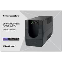 Qoltec 53774 UPS Line-interactive 1 kVA 600 W 1 AC-uitgang(en) - thumbnail