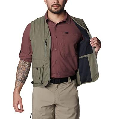 Columbia Silver Ridge™ Utility Vest Heren Stone Green M
