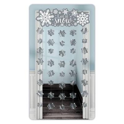 Deurgordijn Let it snow