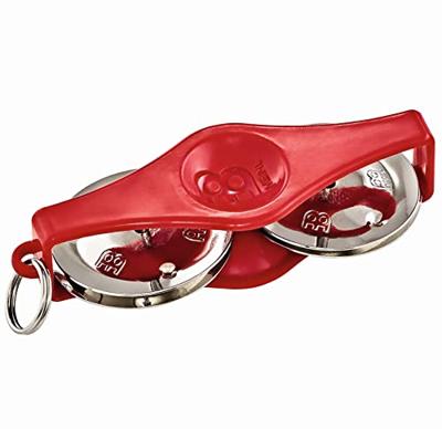 Meinl KRT-R Key Ring Tambourine sleutelhanger rood - thumbnail