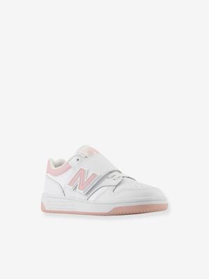 Kindersneakers met veters en klittenband PHB480OP NEW BALANCE® wit