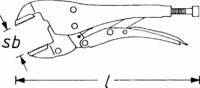 HAZET griptang universal locking pliers 757-10 - thumbnail