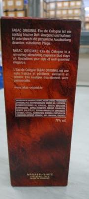Tabac Original Eau De Cologne Splash 100ml - thumbnail