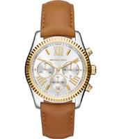 Horlogeband Michael Kors MK2420 Leder Bruin 20mm - thumbnail