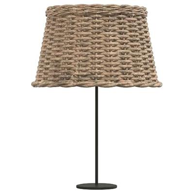 VidaXL Lampenkap ø45x28 cm wicker bruin VidaXL Lampenkap ø45x28 cm wicker bruin