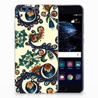 Siliconen Hoesje Huawei P10 Plus Barok Flower - thumbnail
