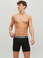 Jack & Jones Jacsolid Boxer Briefs 3 Pack Noos Boxershorts Black Black - Black - thumbnail