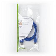 USB 3.0-Kabel | A Male - Micro-B Male | 1,0 m | Blauw